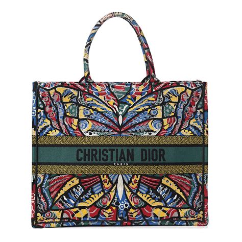 dior multicolor tote|christian Dior book tote personalized.